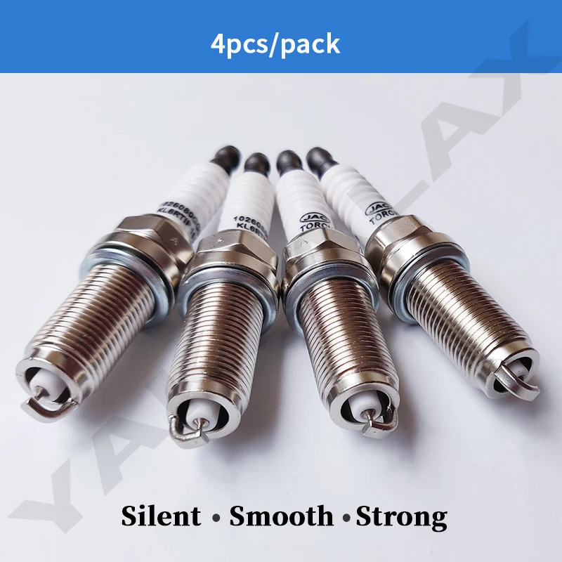 Spark Plug 4pcs/lot 1026080GG010 Spark Plug for JAC J3 J4 J5 J6 SEI2 SEI3