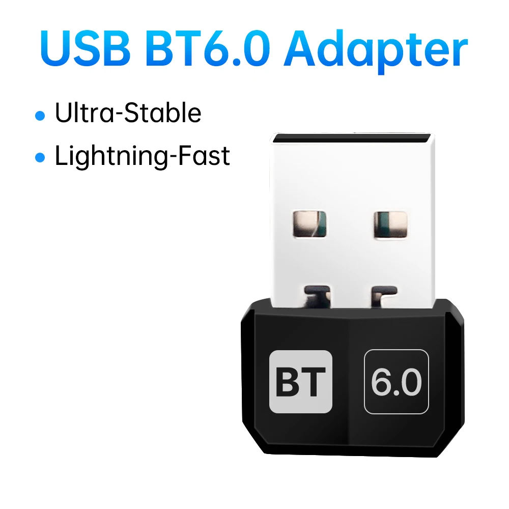 USB Bluetooth 6.0 Adapter BT6.0 BT5.4 USB Dongle PC Laptop Wireless Receiver Sender Treiber Kostenlos für Win 11/10 – Detail 2