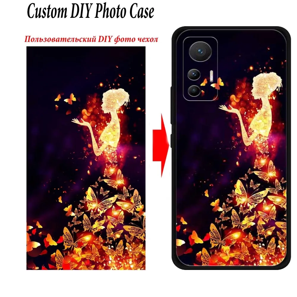 Custodie Per Telefoni Personalizzate Per Xiaomi 12 Lite 12S Cover Per Foto Ultra Fai Da Te Per Xiaomi 12T Qin F21 Pro Case Design Picture Silicone Cap