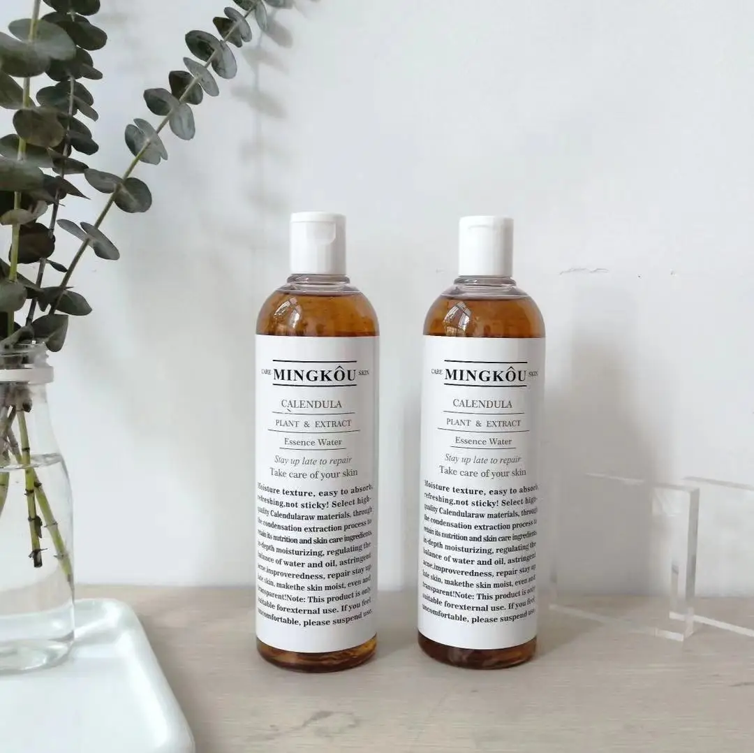 500ml Calendula Plant Extract Toner Oil Control Acne Hydrating Contractive Pore Brighten Skin Tone Improve Dullness Skin Care toner remove acne face toner