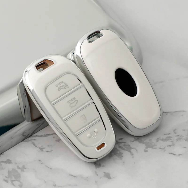 Sleek TPU Car Key Case Cover with 8 Buttons