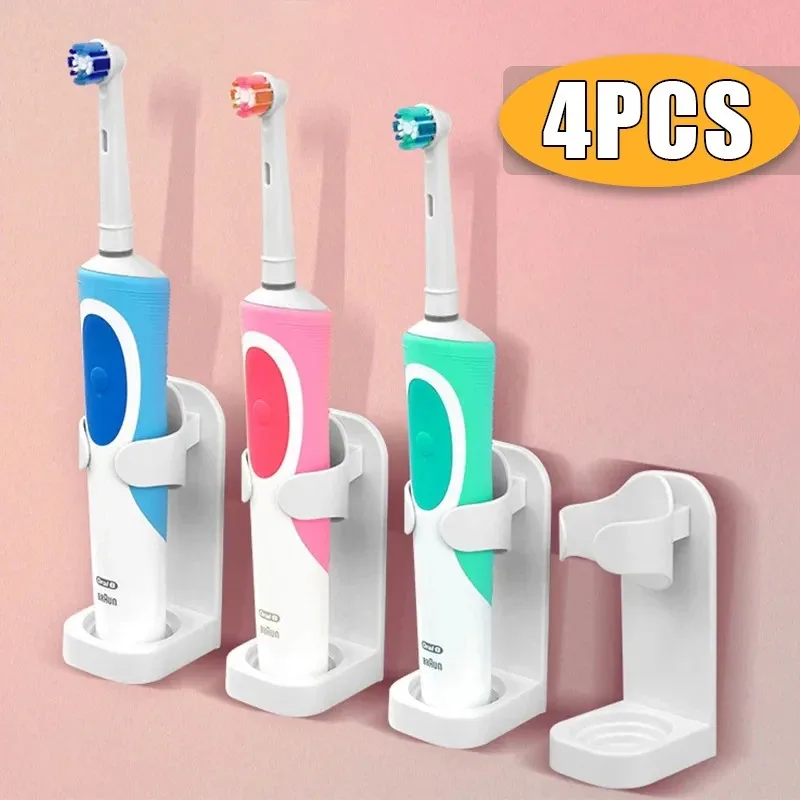 Traceless Toothbrush Holder Bath Wall-Mounted Electric Toothbrush Holders Adults Stand Hanger Bathroom Accessories