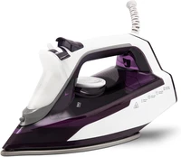 Steam iron, double-layer fast heating ceramic bottom plate, clothing iron, self-closing, adjustable precise thermostat dial 1