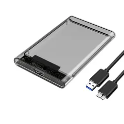 Premium USB 3.0 2.5-Inch SATA Hard Drive Enclosure - Supports Up to 6TB (G06-Black USB3.0)