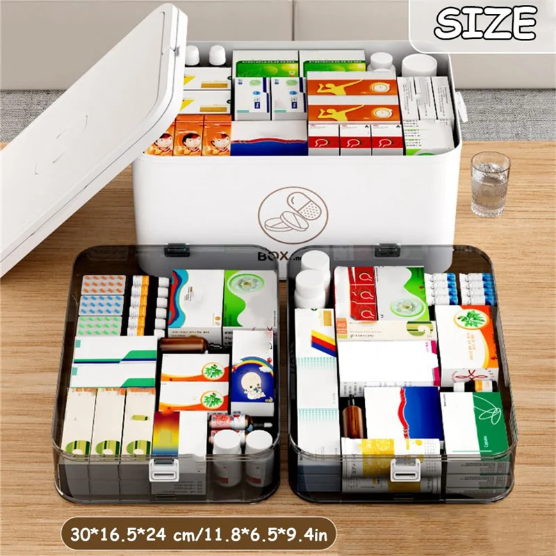 Medicine Storage Box Portable Medicine Box Portable Medicine Storage Box Multifunctional Storage Box For Home Travel