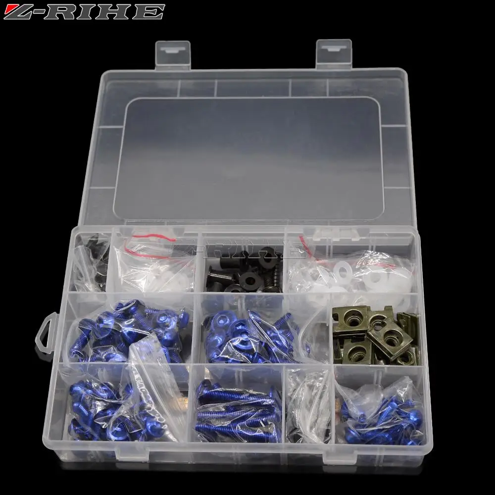 

For yamaha FZS150 FZR750R GENESIS FZR600 FZR400 RR/RRSP Motorcycle Fairing Bolt Screw Fastener Windscreen Windshield Screws Nuts