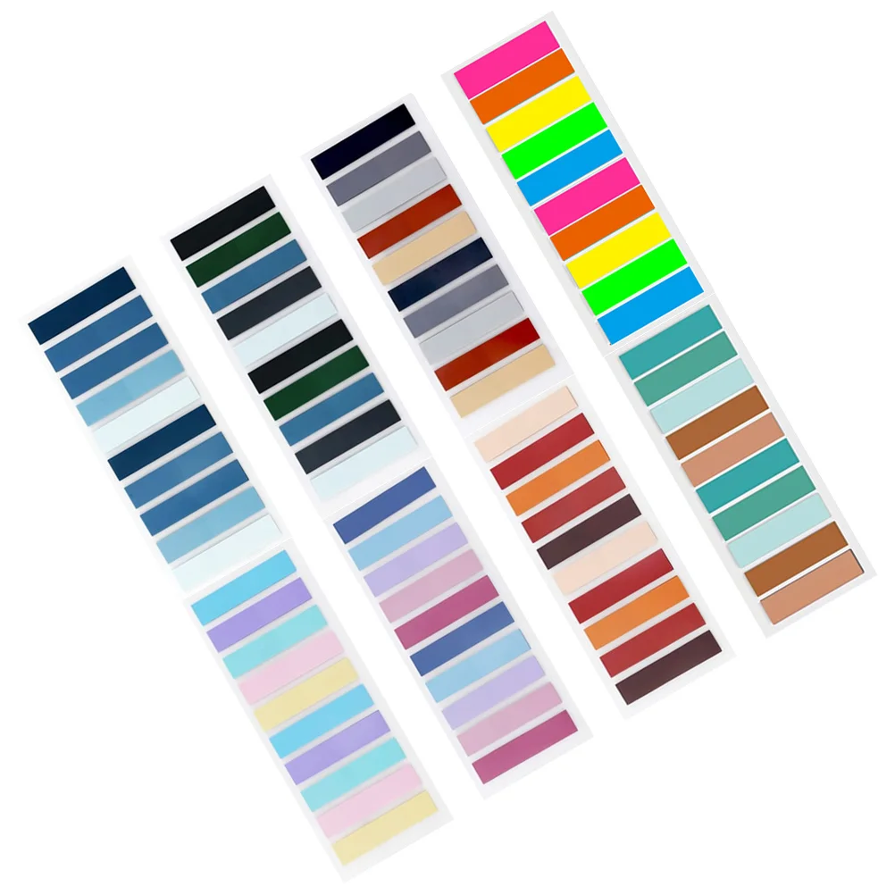 

Наклейки-хайлайтеры для чтения, прозрачные этикетки, самоклеящиеся книжные вкладыши