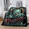 Dancing Clown Pennywise Pattern  Flannel Blanket,Multi-purpose Holiday Gift Blanket Warm And Soft Blankets All Seasons 5