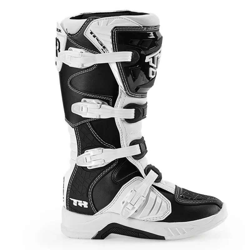 Tiger PU leather motocross riding boots long Outdoor Motorcycle Protective Breathable Safety Shoes Motocross Racing - Image 2