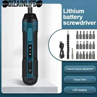 Mini Cordless Electric Screwdriver Rechargeable 1300mah Adjustment Power Drill Multi-function Disassembly Torque Repair Tools 1