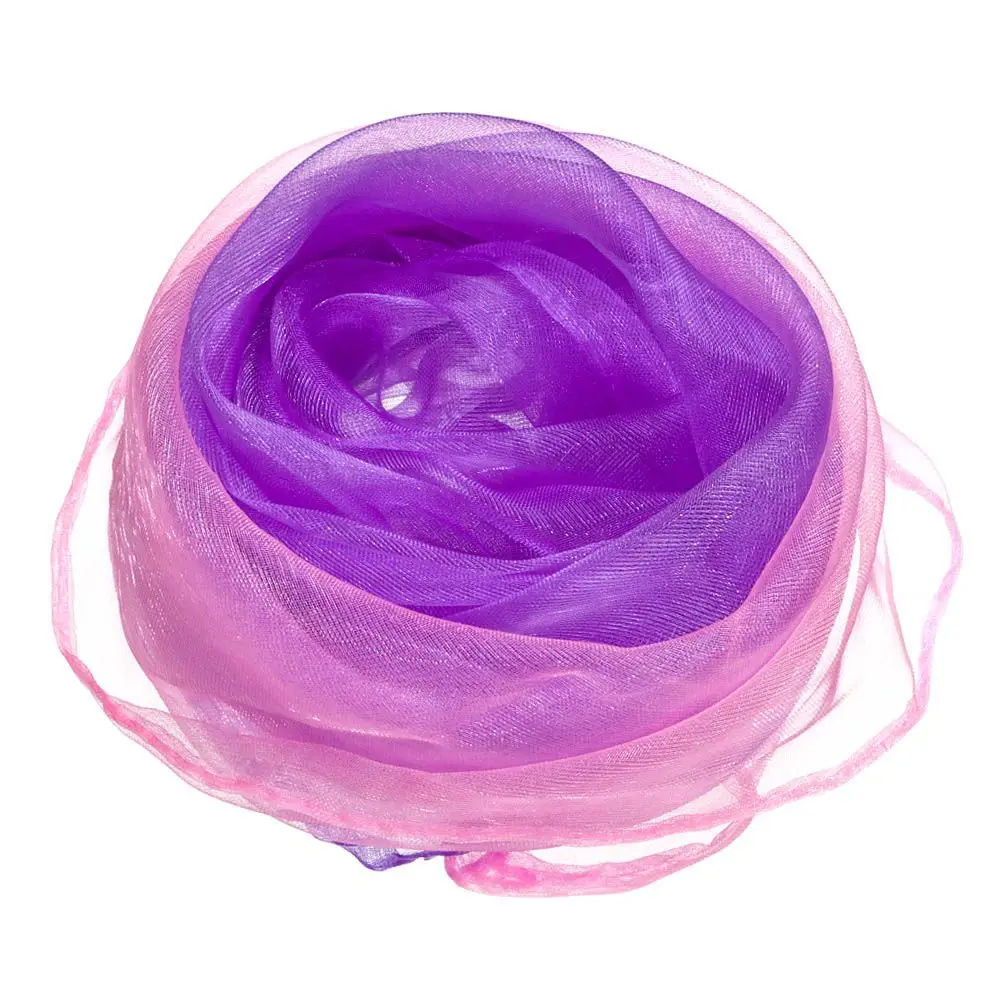 Scarves Juggling Performance Props for Kids Dance Scarfs Square Silk Scarf Gradient Color Scarf Gradient Color Dancing