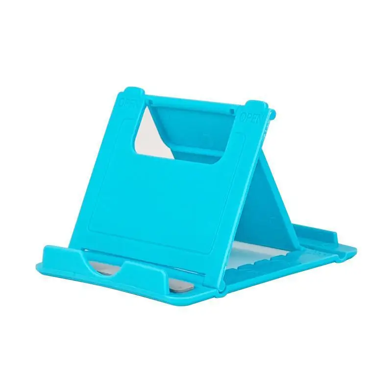 Compact Foldable Phone Stand: Adjustable Multi-Color Desktop Holder for Smartphones & Tablets