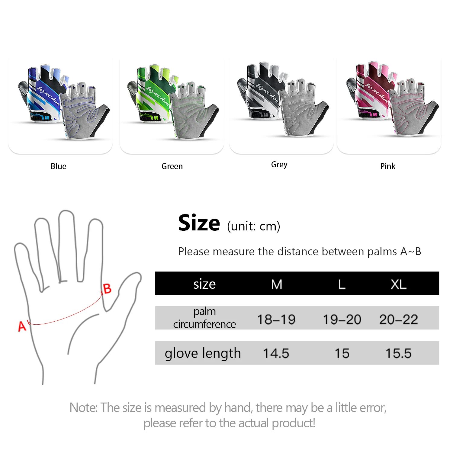 Outdoor Sports Cycling Gloves Half-Finger Men and Women Anti-slip Breathable Non-Slip Short-Finger Bicycle Motorbike Gloves 6