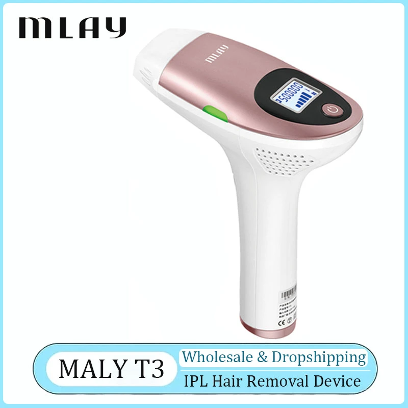 MLAY T3 IPL Hair Removal Laser Epilator 500000 Flashes Permanent Bikini