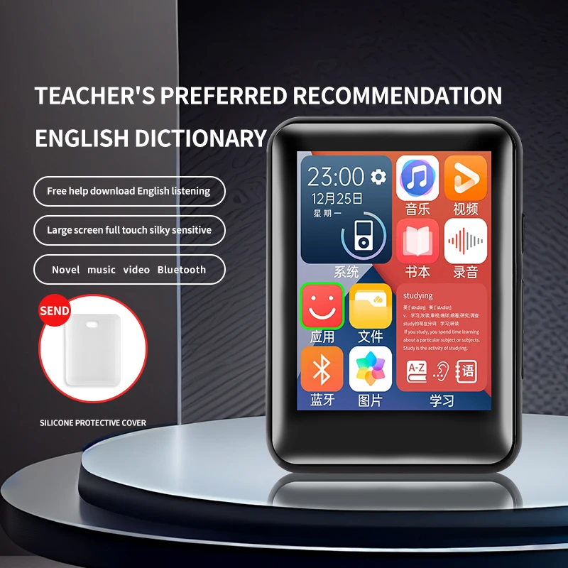 2,5 дюймовый полноэкранный mp3mp4 Walkman Студенческая версия Мини Ультратонкий Bluetooth Портативный сенсорный экран mp5 музыкальный плеер с поддержкой автомобиля