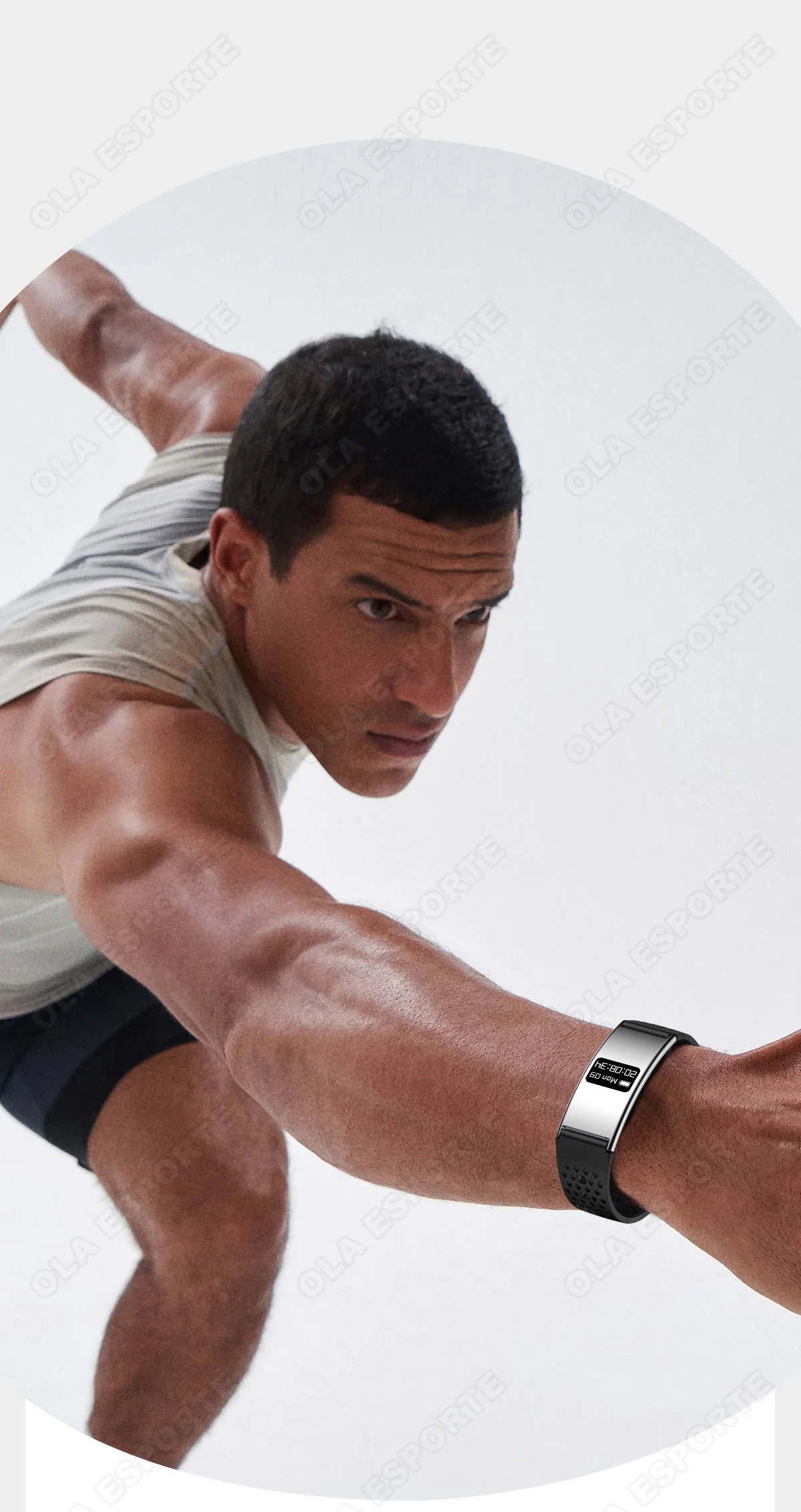 Smart Fitness Armband mit Herzfrequenz