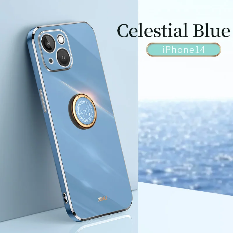 Luxury Plating Silicone Phone Case Cover
