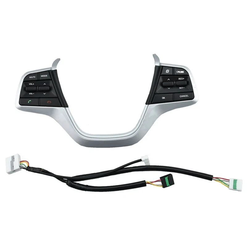 

Multifunction Steering Wheel Buttons Switch As Shown Plastic For Hyundai Elantra 2016-2019