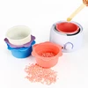 Wax Warmer Heat-resisting Replacement Silicone Bowls Hair Removal Wax With Stirring Stick Non-Stick Pan Hair Removal Beauty 1