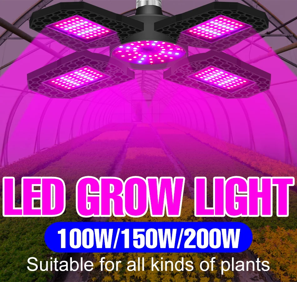 Description Picture 2 of itemE27 220V LED Plant Grow Light Bulb E26 Full Spectrum Flower Seeds Greenhouse Vegetables Cultivation Hydroponics Growth Lamp 110V