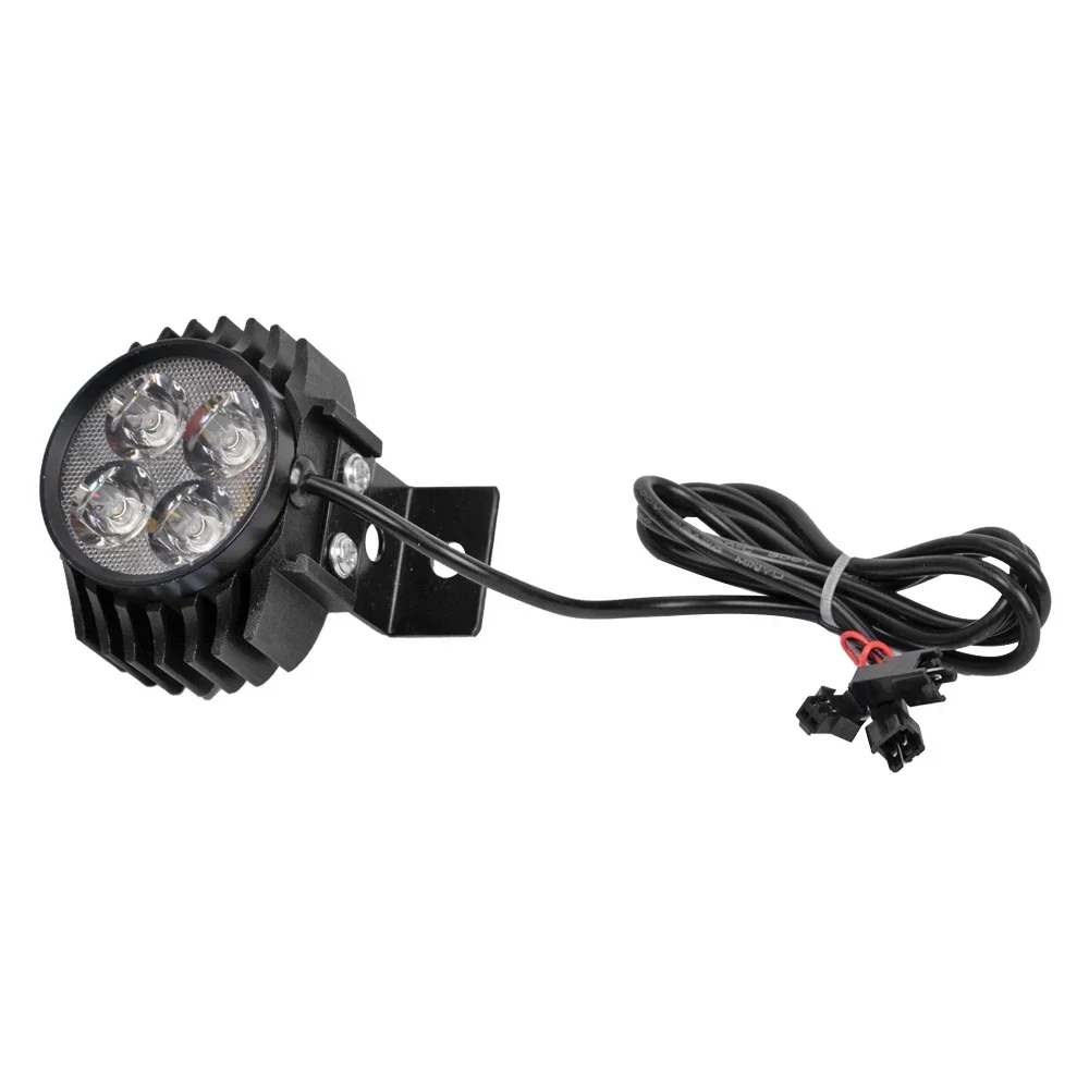 Frontscheinwerfer mit Hupe für Kugoo M4 Pro Elektroroller 2-in-1 LED-Scheinwerfer 12-80V Sicherheitswarnleuchte Ersatzzubehör – Detail 7