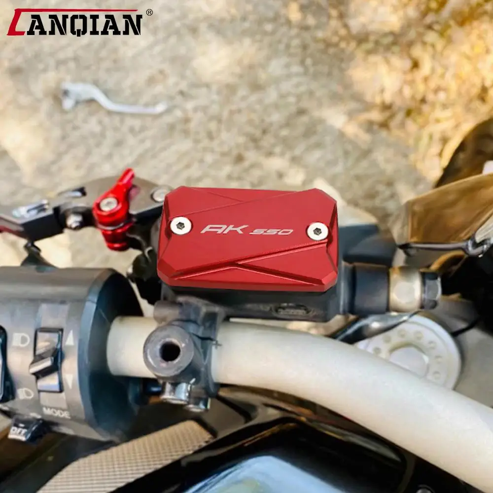 

For KYMCO AK550 AK 550 2017 2018 2019 2020 2021 Motorcycle Accessories CNC Aluminum Front Rear Brake Fluid Reservoir Cap Cover
