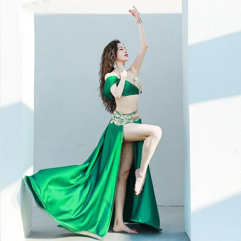 Women Girls Egyptian Belly Dance Costume Set Popsong Performance