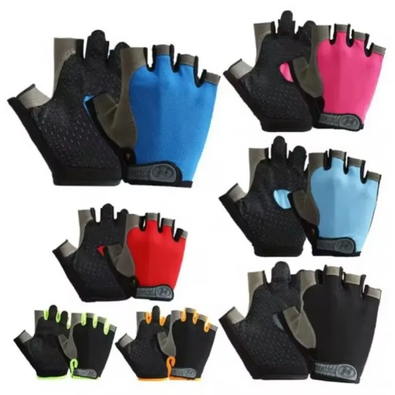 Gym Gloves for Men Women Fingerless Training Cycling Gloves Sports Fitness Motorcycle Mtb Anti-slip Bicycle Accessories cycling gloves,sports gloves,half finger gloves