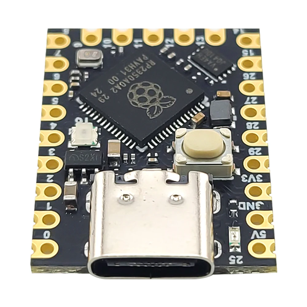 RP2350 Development Board Module for Raspberry Pi Zero MCU Dual Core 150MHz 520KB SRAM 2MB Flash UART I2C SPI PWM USB1.1 TYPE-C