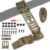 Tactical Metal Modular Pistol Holster Adapter Compatible QLS Platform Holster Drop Leg Band Hunting Quick Pull Draw Adapter 1