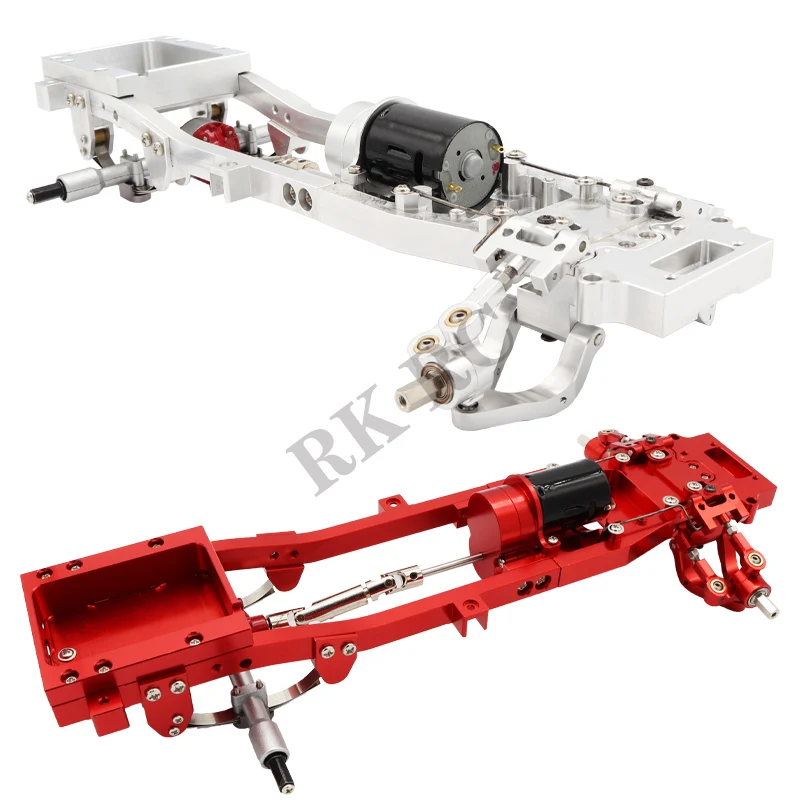 1/10 WPL D12 Full Metal Chassis Frame with Rear Axle Kit
