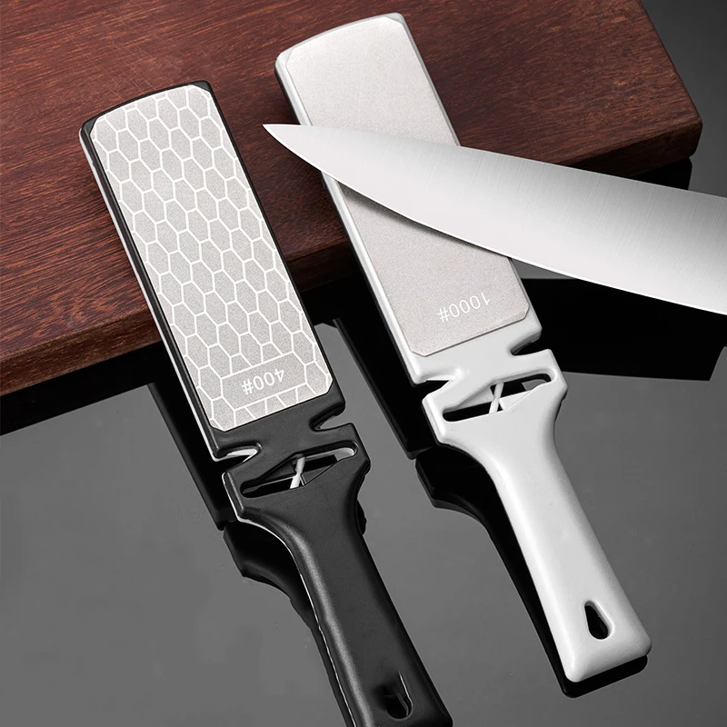 Double-sided Diamond Sharpening Tool Kitchen Knife Scissors Tool Capable of Cutting 400 Mesh and 1000 Mesh 1PC