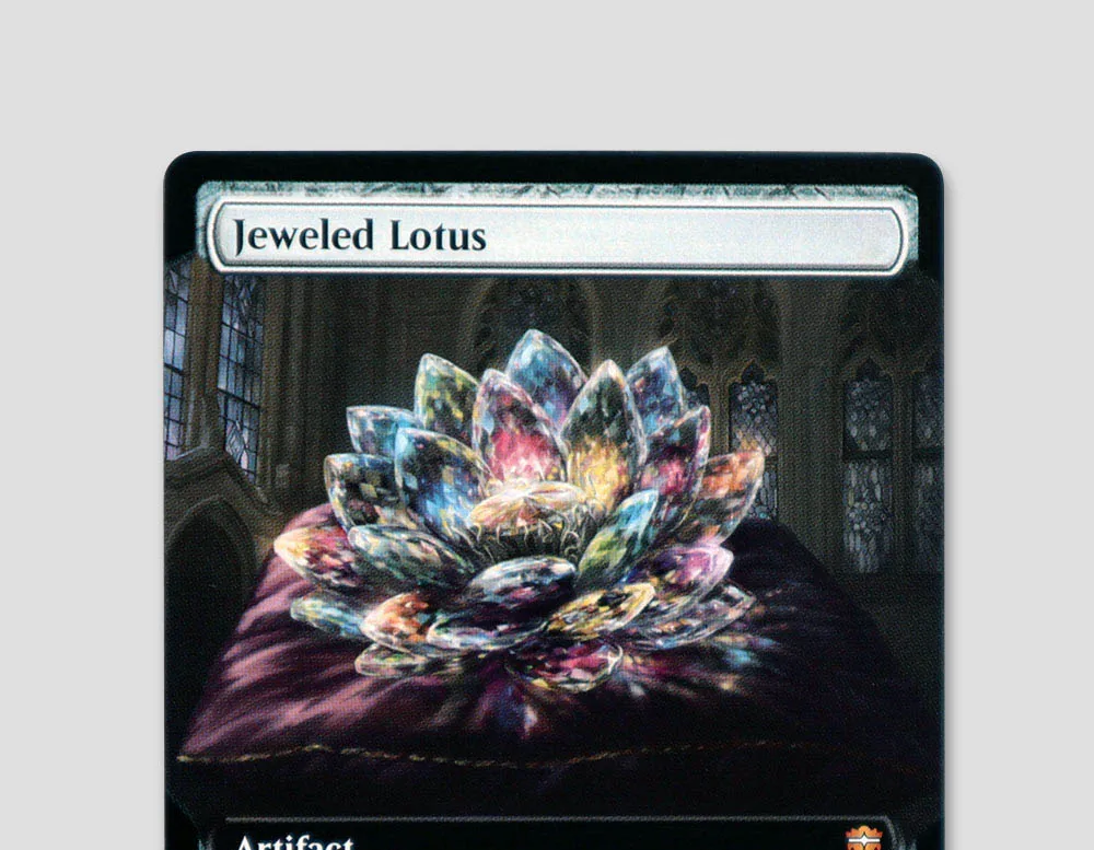 [Jeweled Lotus] Holo/Foil TCG Magical Proxy Black Proxy Playing Cards Gathering Board Game Deck Trading Cards