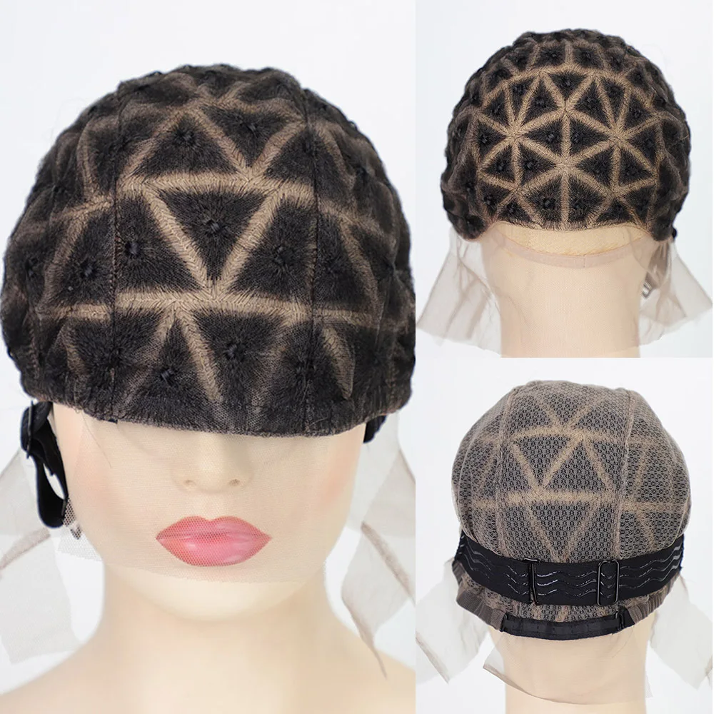Knotless Full Lace Wig Box Braid Making Sew In Crochet Braids Cap Wig Double Layered ladies' Dirty Braid Hair Extension