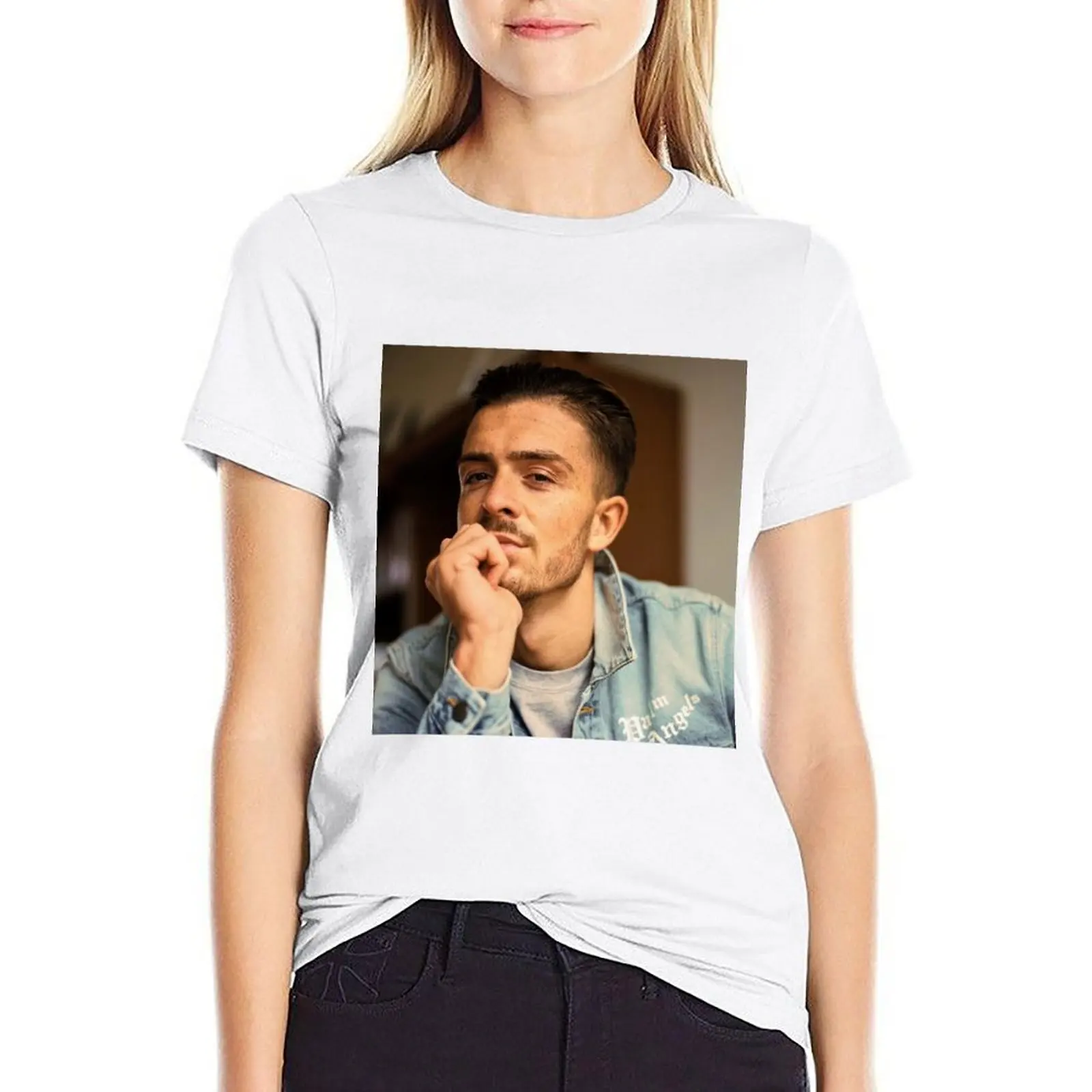 

Jack G. T-shirt tees vintage clothes t shirts for Women loose fit