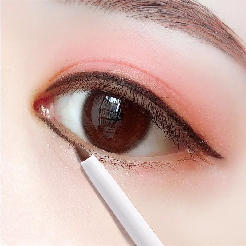 Waterproof Eyeliner Gel Pencil Lasting Smooth Black Brown White Not Blooming Easy To Wear Matte Eyeliner Pen Eye Makeup Cosmetic