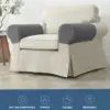 2pcs/set Stretch Armrest Chair Covers,  Sofa Arm Covers Universal Cover For Living Room Home Decor 3