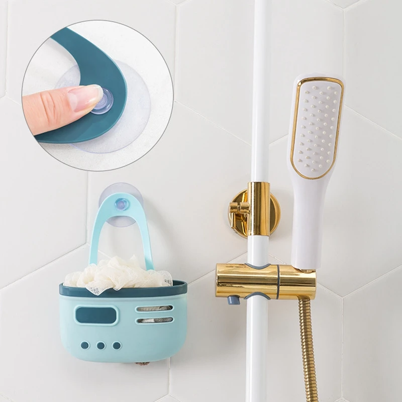 

Double Sink Shelf Drain Basket Soap Sponge Hollow Storage Rack Adjustable Faucet Hanging Holder Bathroom Kitchen Gadgets