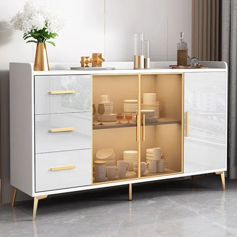 Sideboard Storage Locker Kitchen Sets Side Table Coffee Corner Cupboard & Organization Space Saver Dining Room Luxury Furniture
