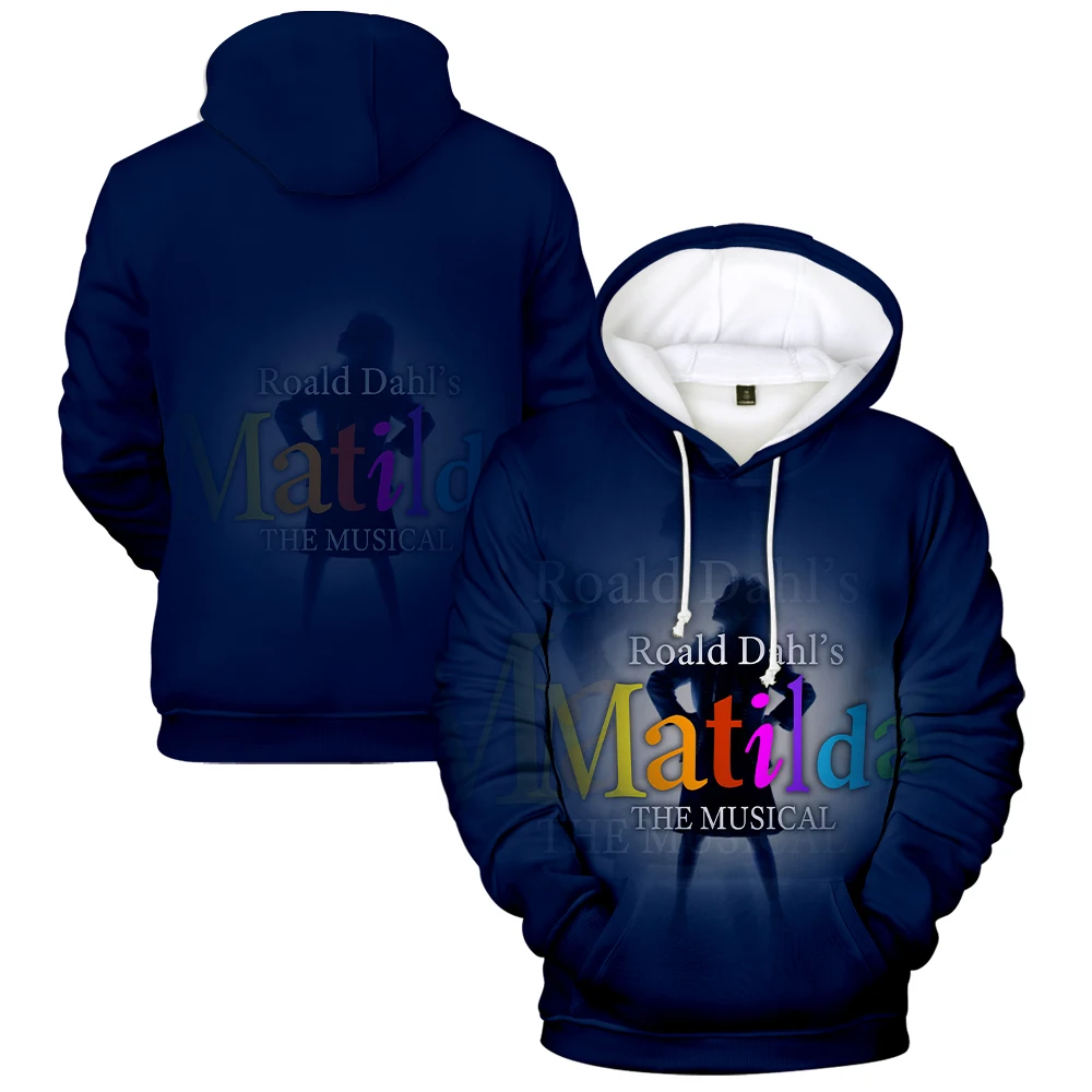 Roald Dahl's Matilda the Musical Movie Hoodie Long Sleeve Man Woman Sweatshirt Harajuku Streetwear Casual Style 3D Clothes