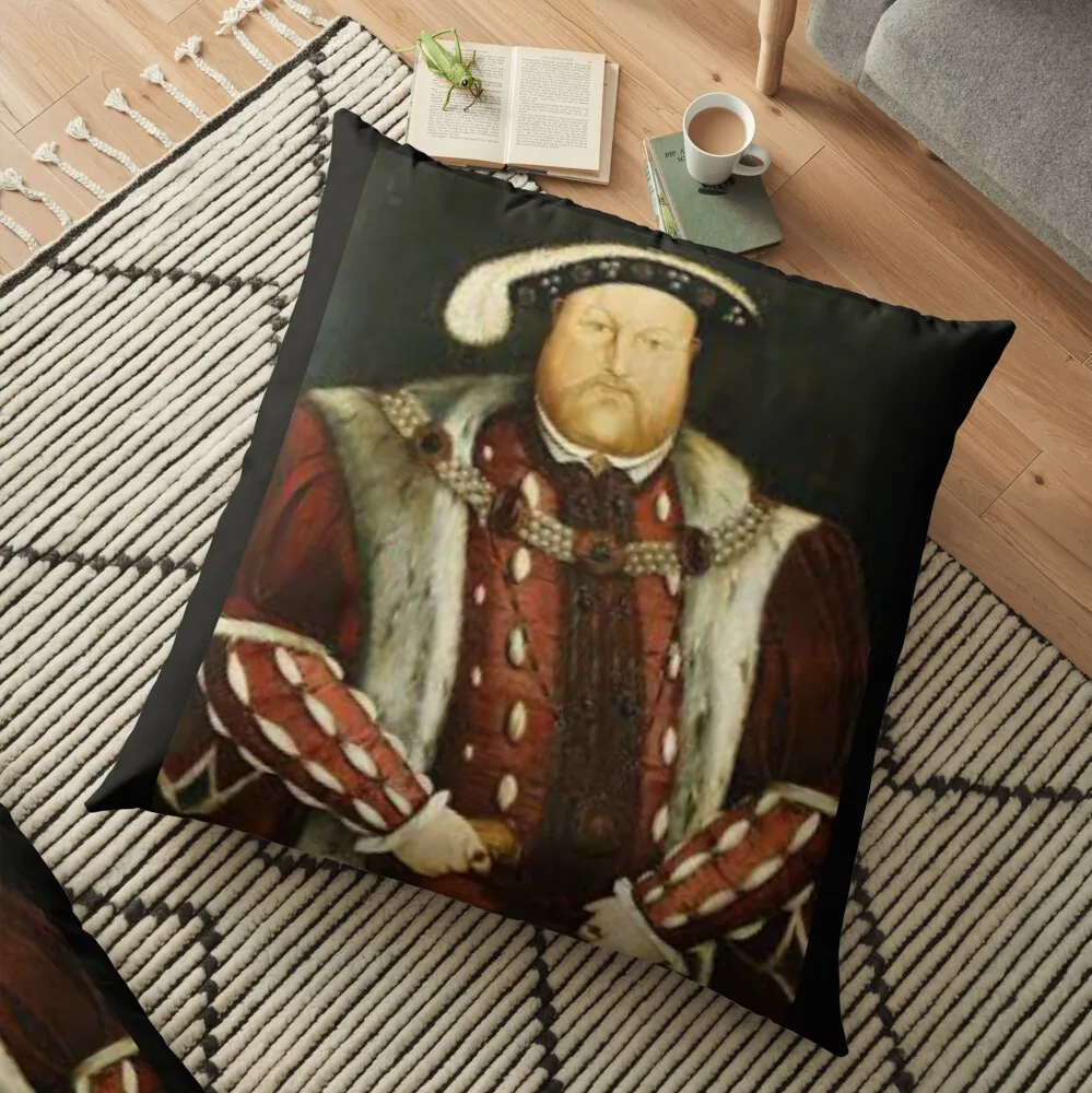 

King Henry V111 Tudor Royal Of England Portrait Floor Pillow Sofas Covers Christmas Pillow Covers