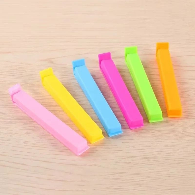 Bag Clips 10/20Pcs Portable Kitchen Storage Food Snack Seal Sealing Bag Clips Sealer Clamp Plastic Tool Kitchen Accessories