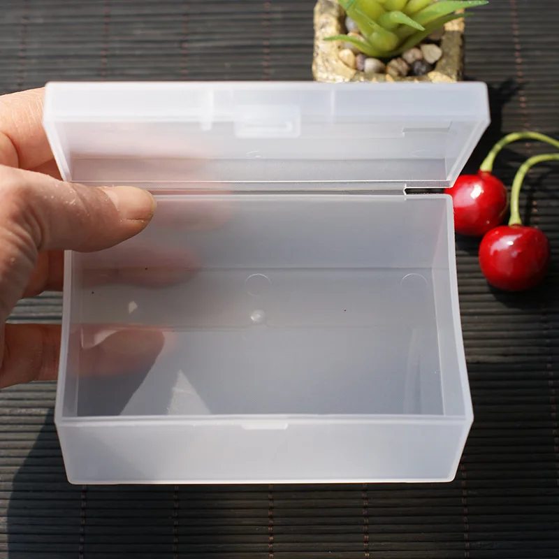 

Mini Translucent Storage Box, Dustproof Container, Rectangular Box, Durable, Strong, Jewelry Case, Container
