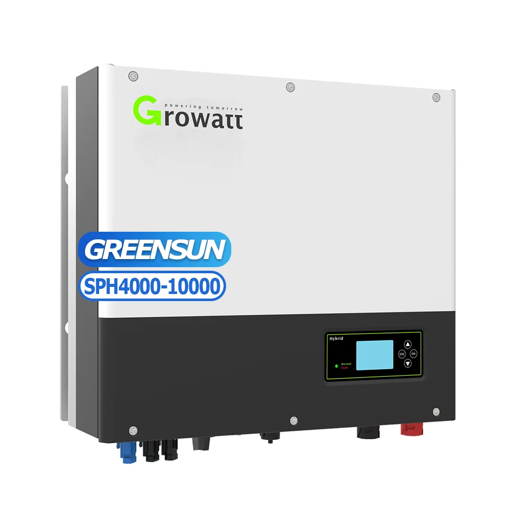 Growatt Hybrid Off Grid Sph 5Kw 8Kw 10Kw 3 Fasi Con Inverter Solare A Batteria Al Litio Ad Alta Tensione