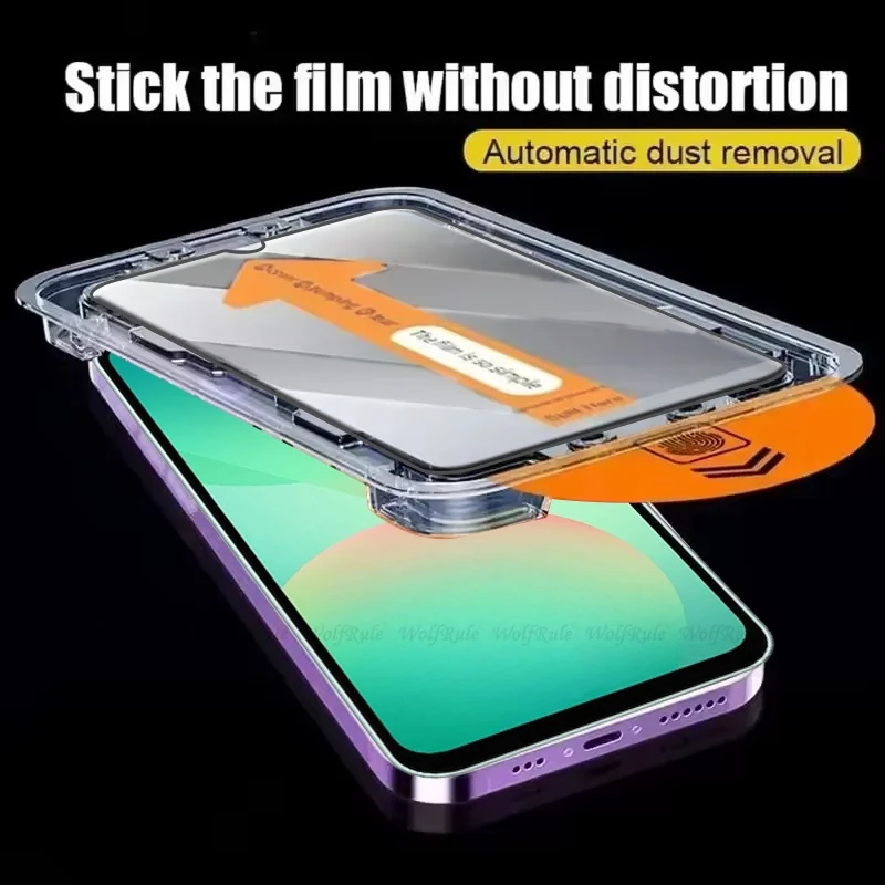 4/3/2/1 Stück für Samsung A26 Glas Samsung Galaxy A26 gehärtetes Glas 9H HD Full Cover Kleber staubfrei Displayschutzfolie Samsung A26 – Detail 2