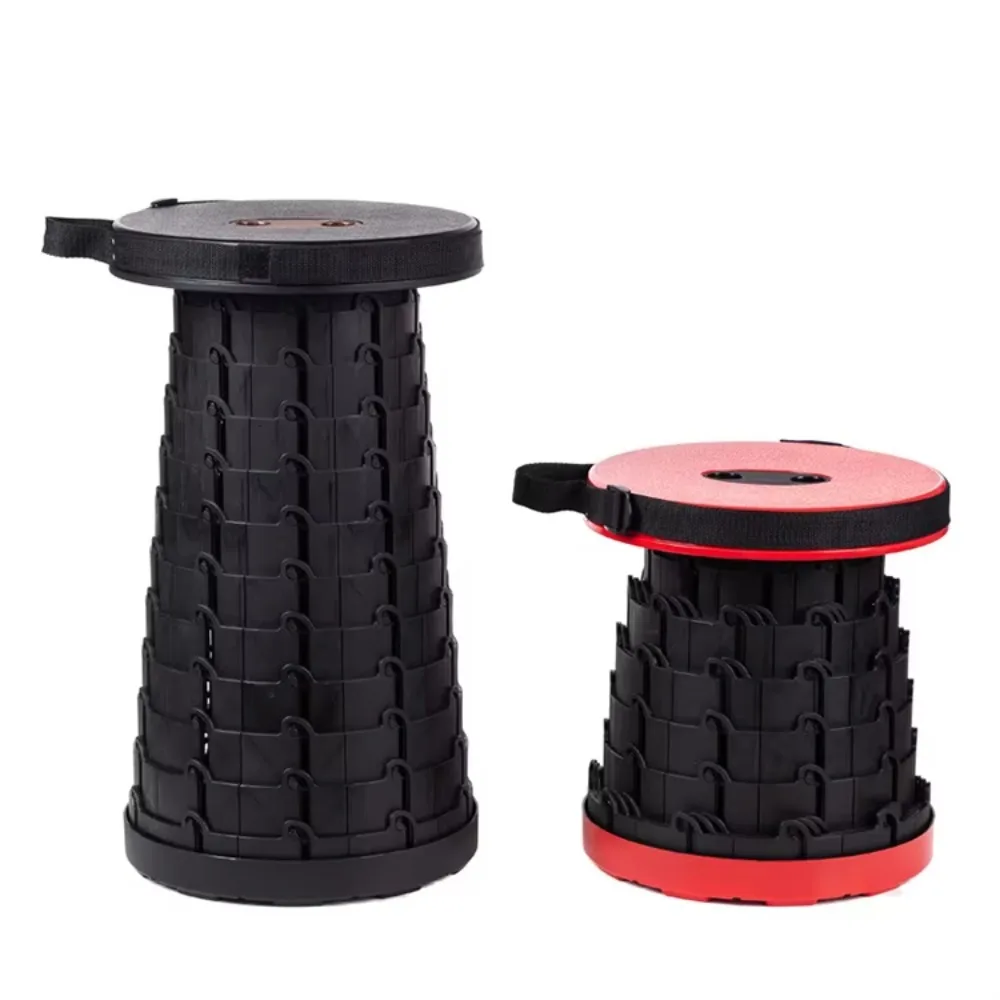 Multifunctional Foldable Round Stool Foldable Legs Ideal for Camping Fishing Outdoor Activities retractable stool