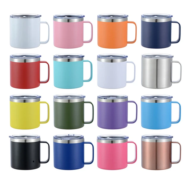 Customized Stainless Steel Double Wall Tumblers with Handle and