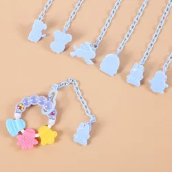 Sucette factice pour bébé en bas âge, attache tétine avec chaîne, jouet à mâcher pour bébé qui fait ses dents, nouvelle collection printemps 2022 