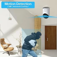 Lenovo 5MP WiFi caméra maison intelligente caméra IP intérieure couleur nuit suivi automatique sécurité CCTV Surveillance bébé moniteur 4