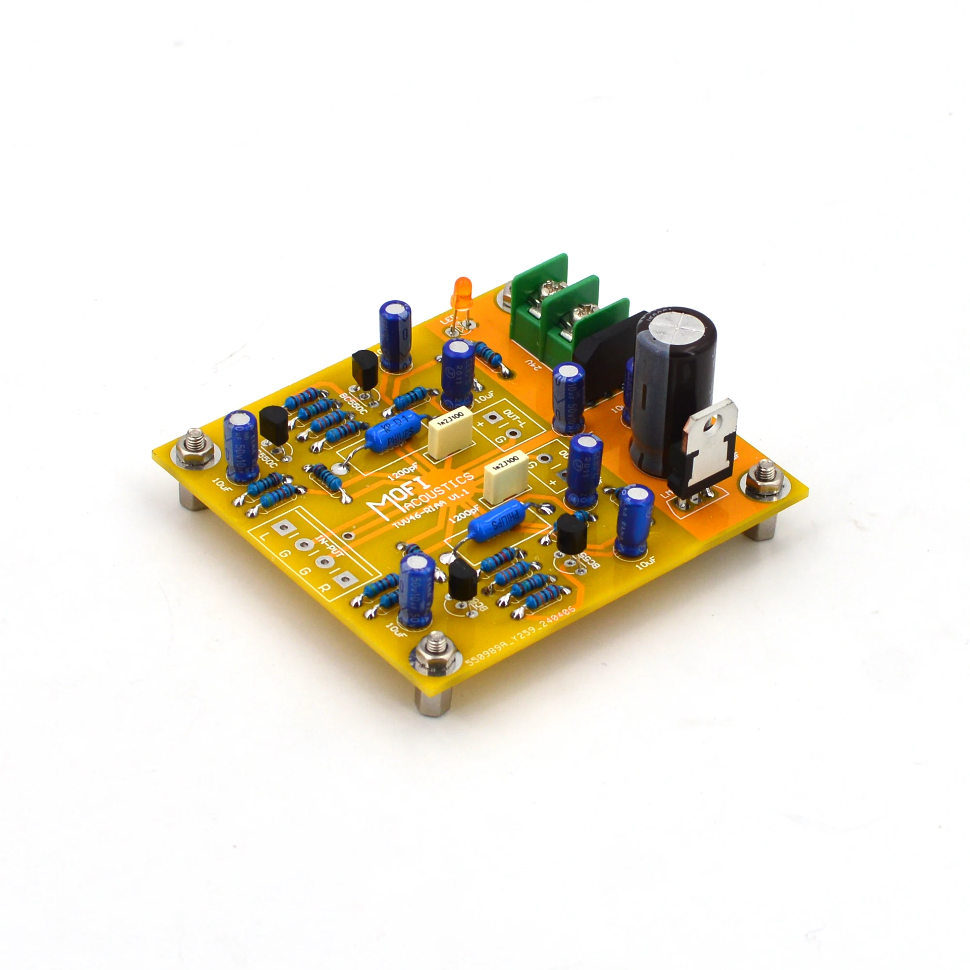 MOFI Dual TVV46-Fully Discrete Phono Amplifier(MM) RIAA-DIY Kit audio amplifier board